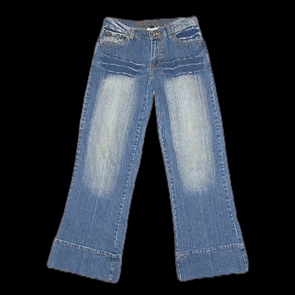 Apollo Jean Denim Wide Leg Jeans - Picture 2 of 6